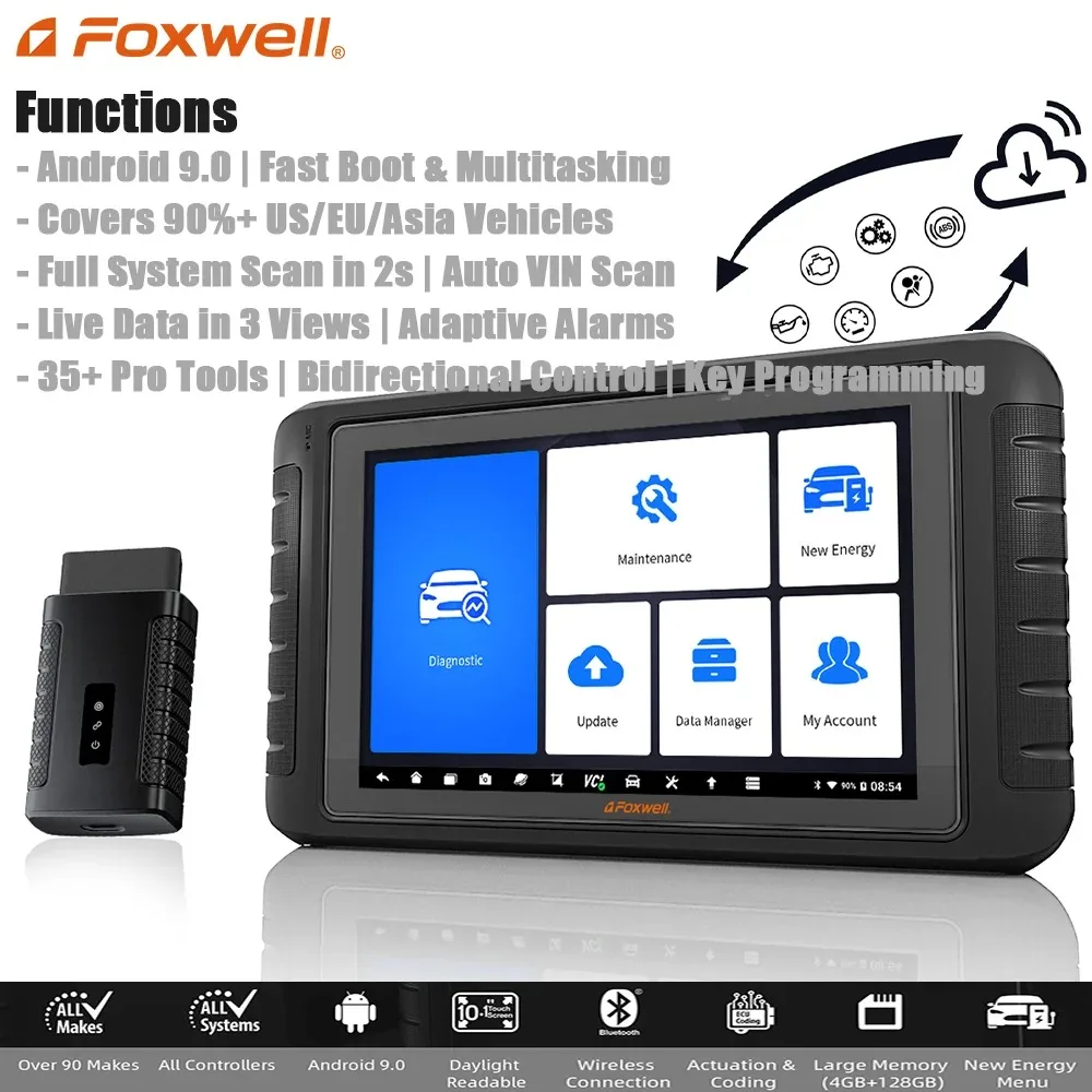 Foxwell i80II Premier Diagnostic Platform Full Systems 10.1 OE