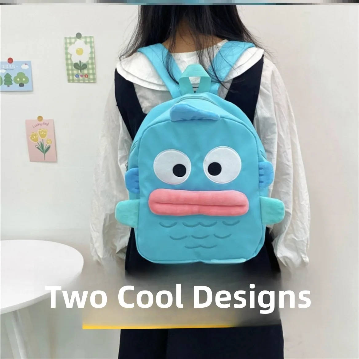 Cold ugly fish backpack [upgraded version two]