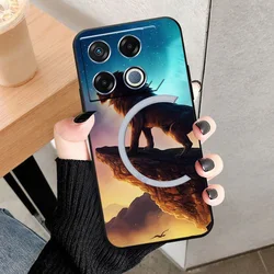 Sleek Black TPU Shockproof Phone Case - Soft Silicone Protective Back Cover for Infinix GT20 Pro (55)