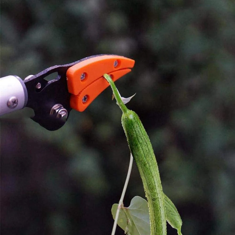 Garden Tools Basket Pole Stick Fruit Picker Garden Tree Long Shear Pruning Gripper High Branch Fruits Cutter