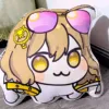 NIKKE GODDESS OF VICTORY Role Doro Plush Cushion Back Pillow Cartoon Cute Yellow Dog Stuffed Irregular Pillow Anime Kid Gift 5