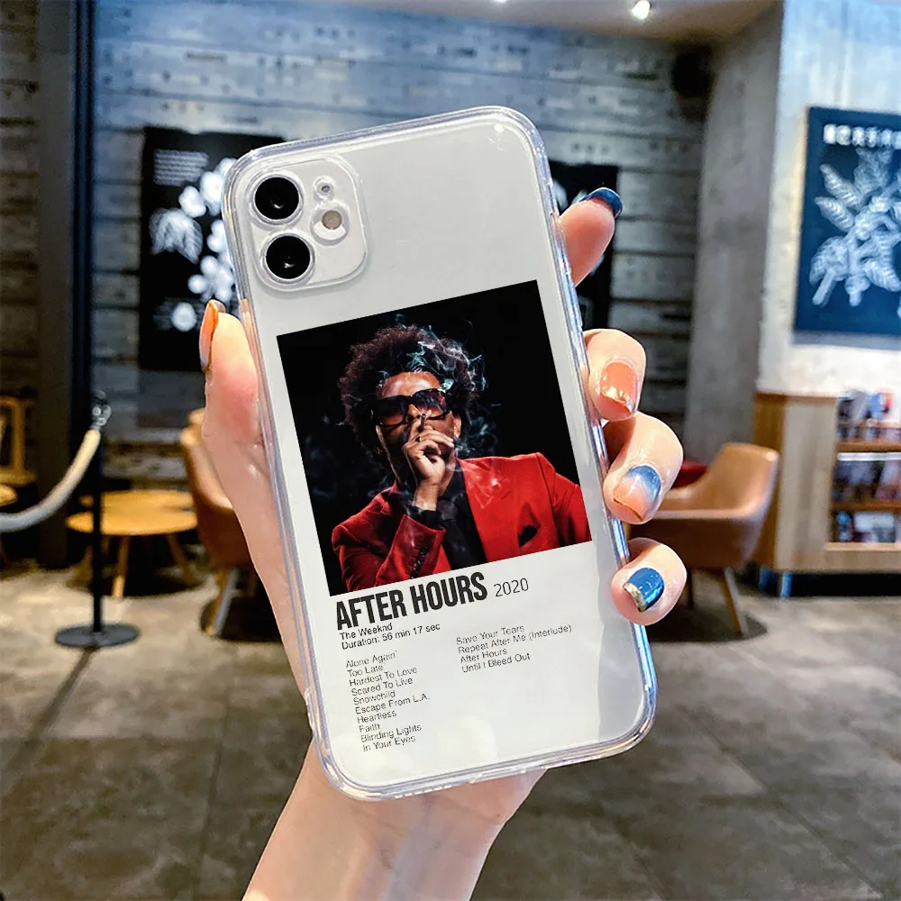 The Weeknd Minimalist Poster Fashion Transparent Phone Case