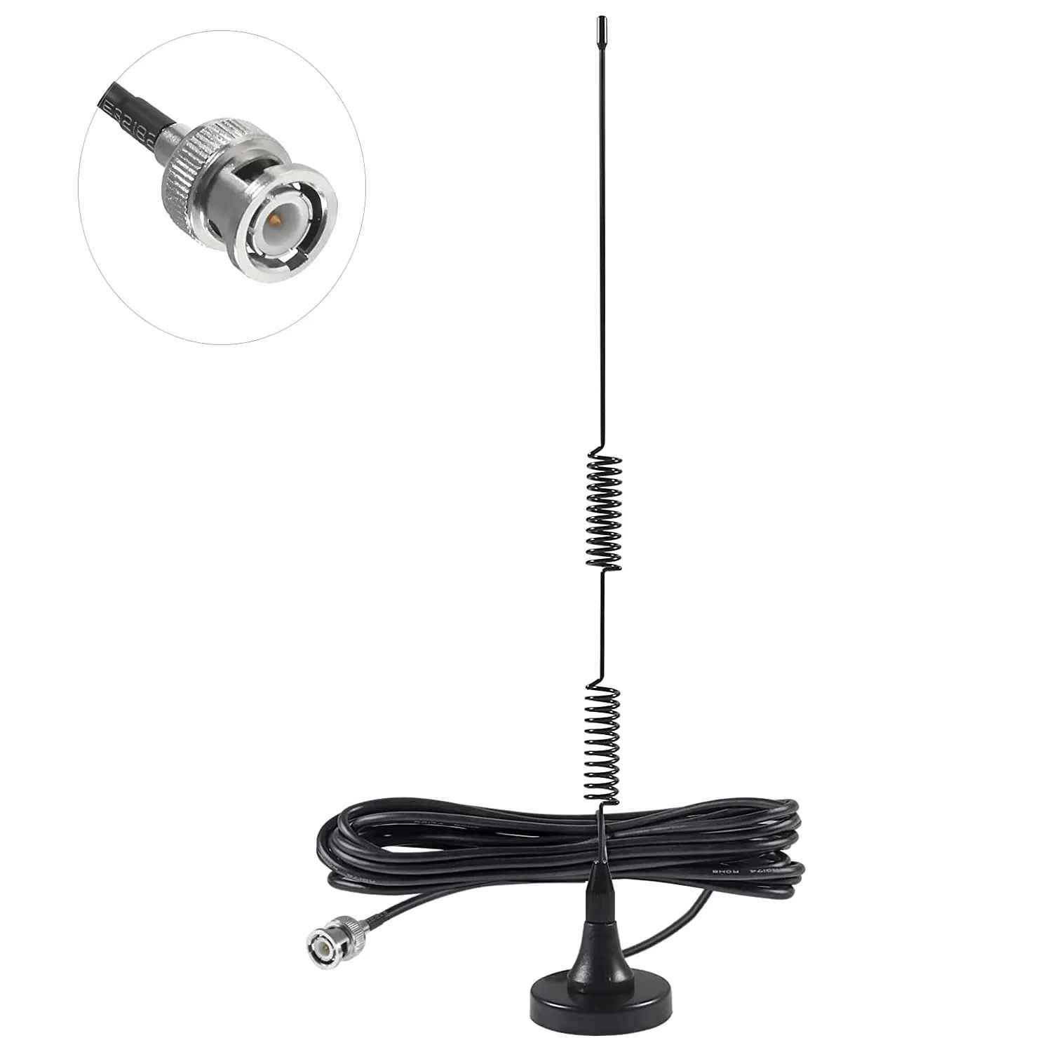 20 1300MHz Scanner Antenna Radio Scanner Base Antenna HF VHF UHF Ham Radio BNC Male