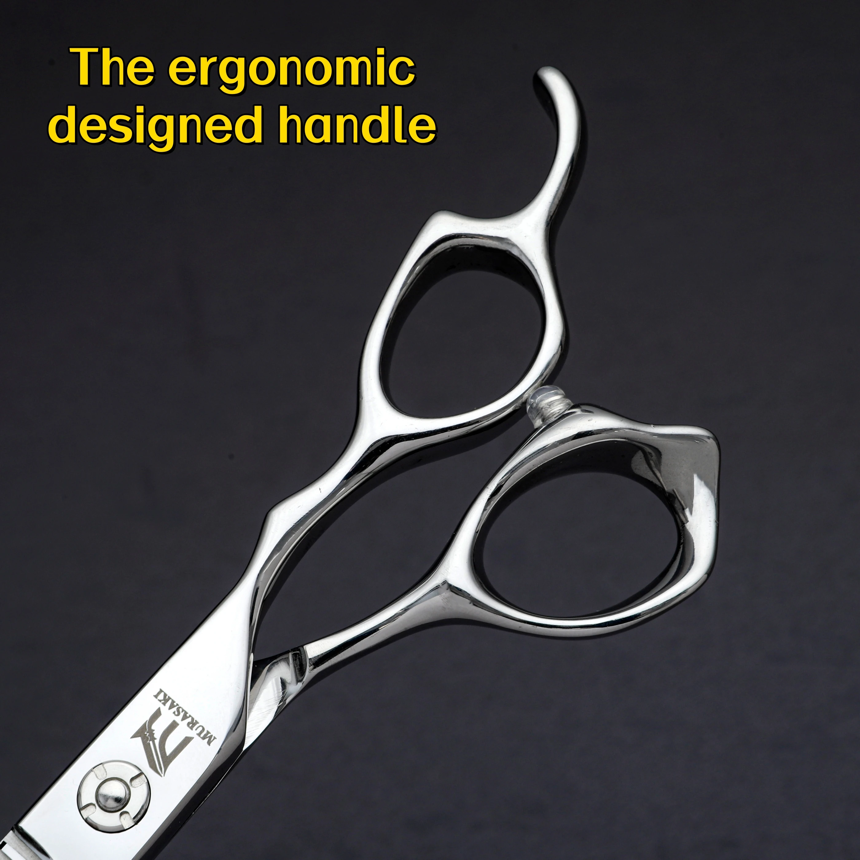 Professionelle Friseurscheren, Set aus 6 Zoll 440C Stahl-Haarschneidescheren, scharfes und langlebiges Friseursalon-Zubehör – Detail 11