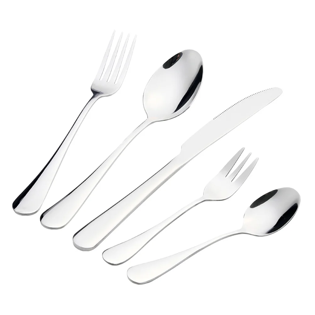 

Stainless Steel Cutlery Set Western Party Utensils Tableware Dinnerware Kit 5 Piece