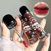 PINKCOCO Bear Doodle Mirror Lip Glaze — Long-Lasting Shiny Lip Gloss, Student-Friendly, Skin-Brightening Nude Lipstick 5