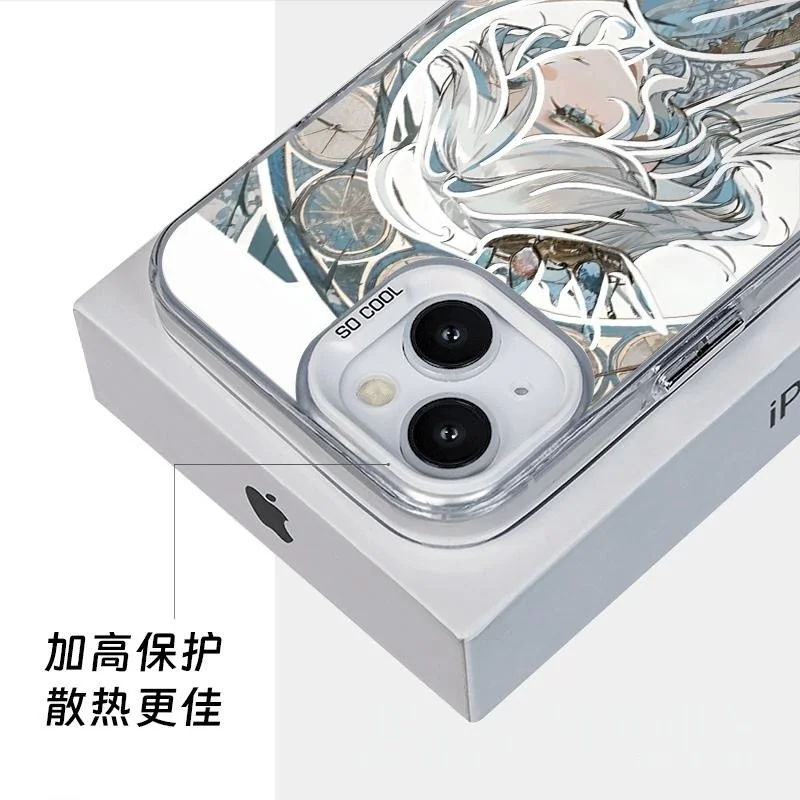 Hydro Archon Goddess Phone Case - Genshin Impact Inspired Design