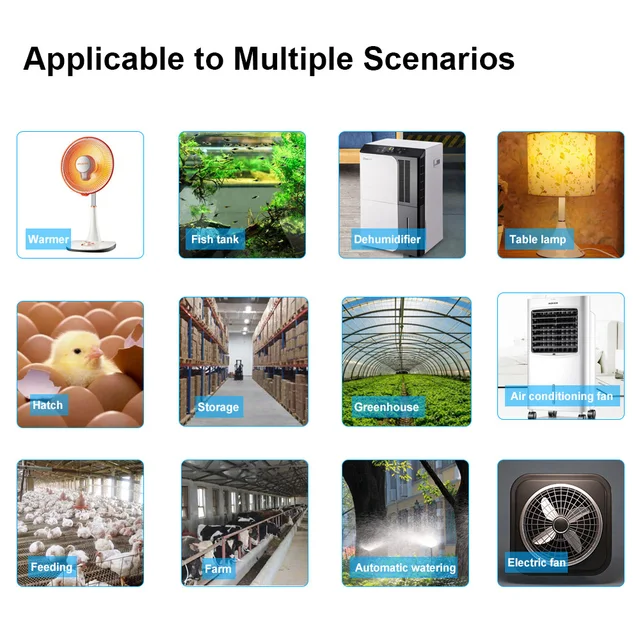 Wifi Temperature Sensor Tuya eWelink Smart Wifi Rf433 Intelligent Thermostat Temperature Switch 16A Works With Alexa Google Home 6