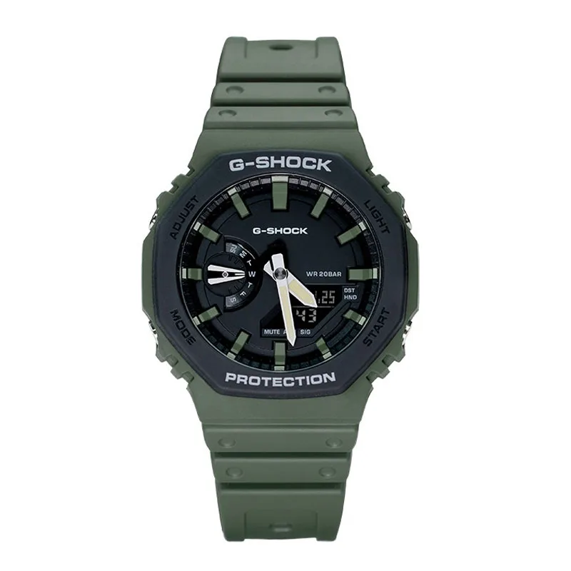 G-SHOCK GA 2100 Men's Watches Quartz Fashion Casual Multi-functional Shockproof LED Dial Dual Display Outdoor Sports Man Watch