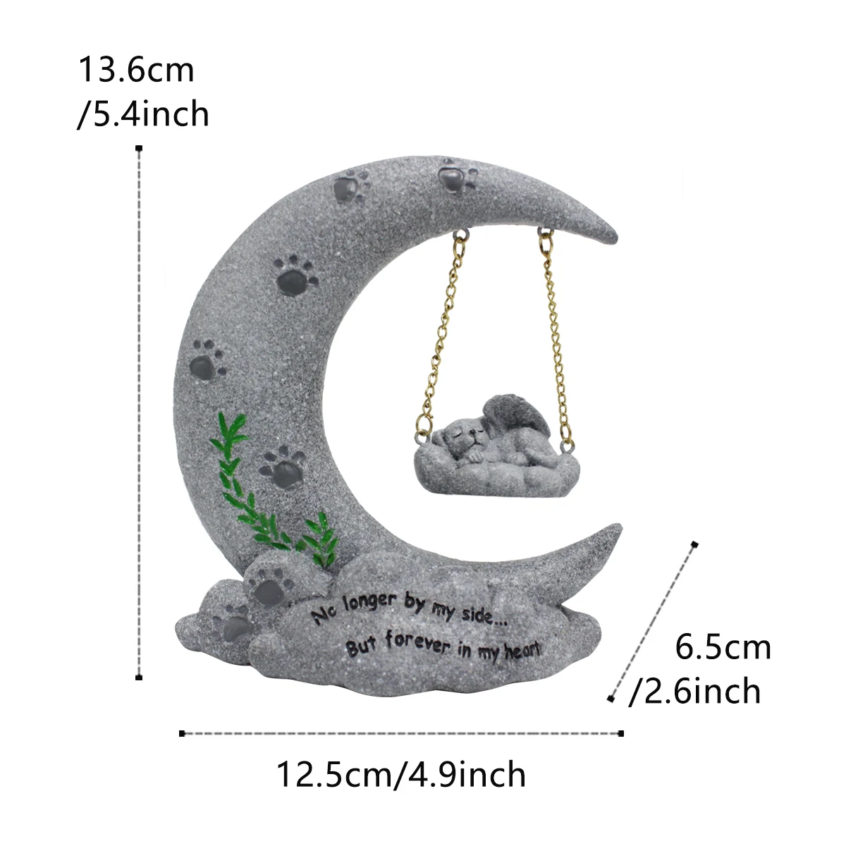 Sleeping Pet Dog Memorial Statue 1pc Pet Memorial Stone For Dogs Angel Dog Gifts Passing Away Bereavement Gifts dog memorial statue