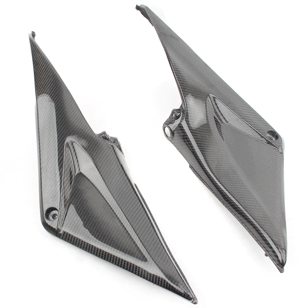 Carbon Fiber Gas Tank Side Fairing Panel Cowl For Honda CBR600RR F5 05-06 2005 2006