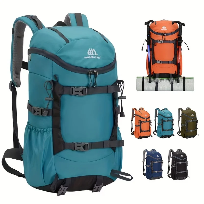 Waterproof Nylon Hiking Backpack for Men and Women