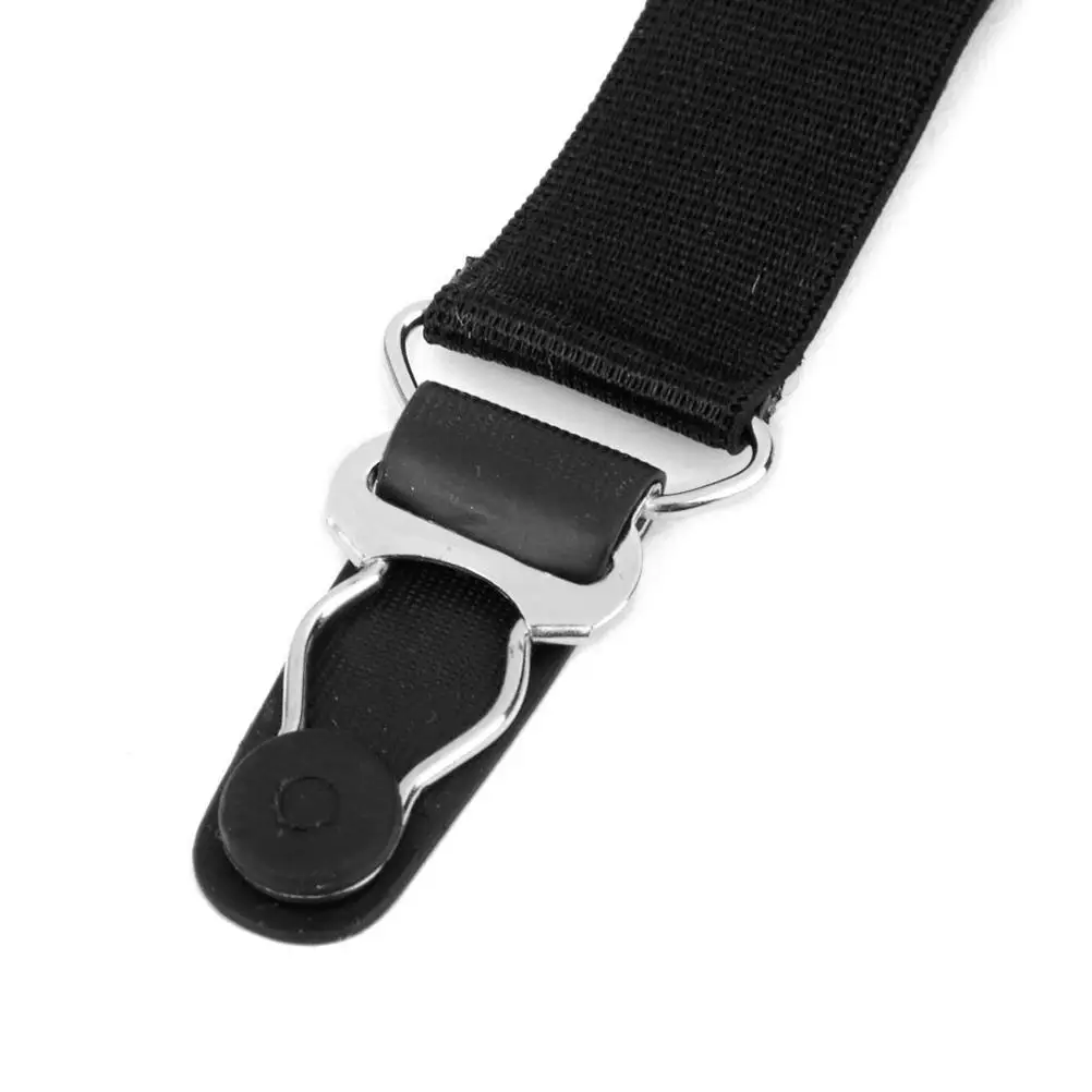 Metal Clip Buckle Stockings Nylon Women Garters Adjustable Black Woman