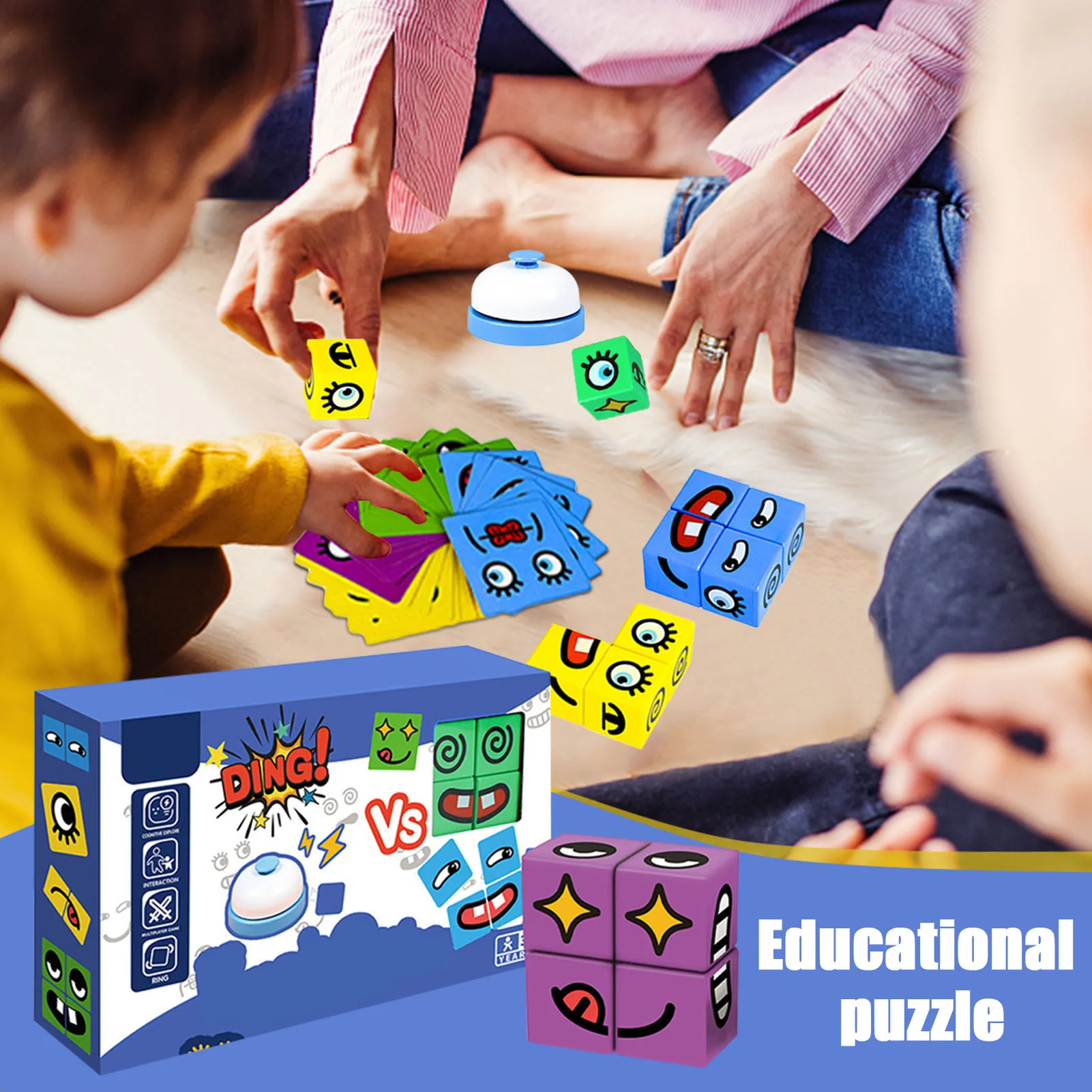 Expression Puzzle Building Blocks Expressions Matching Building Blocks Puzzle Educational Games Montessori Toy For Kids 5 Expression Puzzle Building Blocks Expressions Matching Building Blocks Puzzle Educational Games Montessori Toy For Kids 5