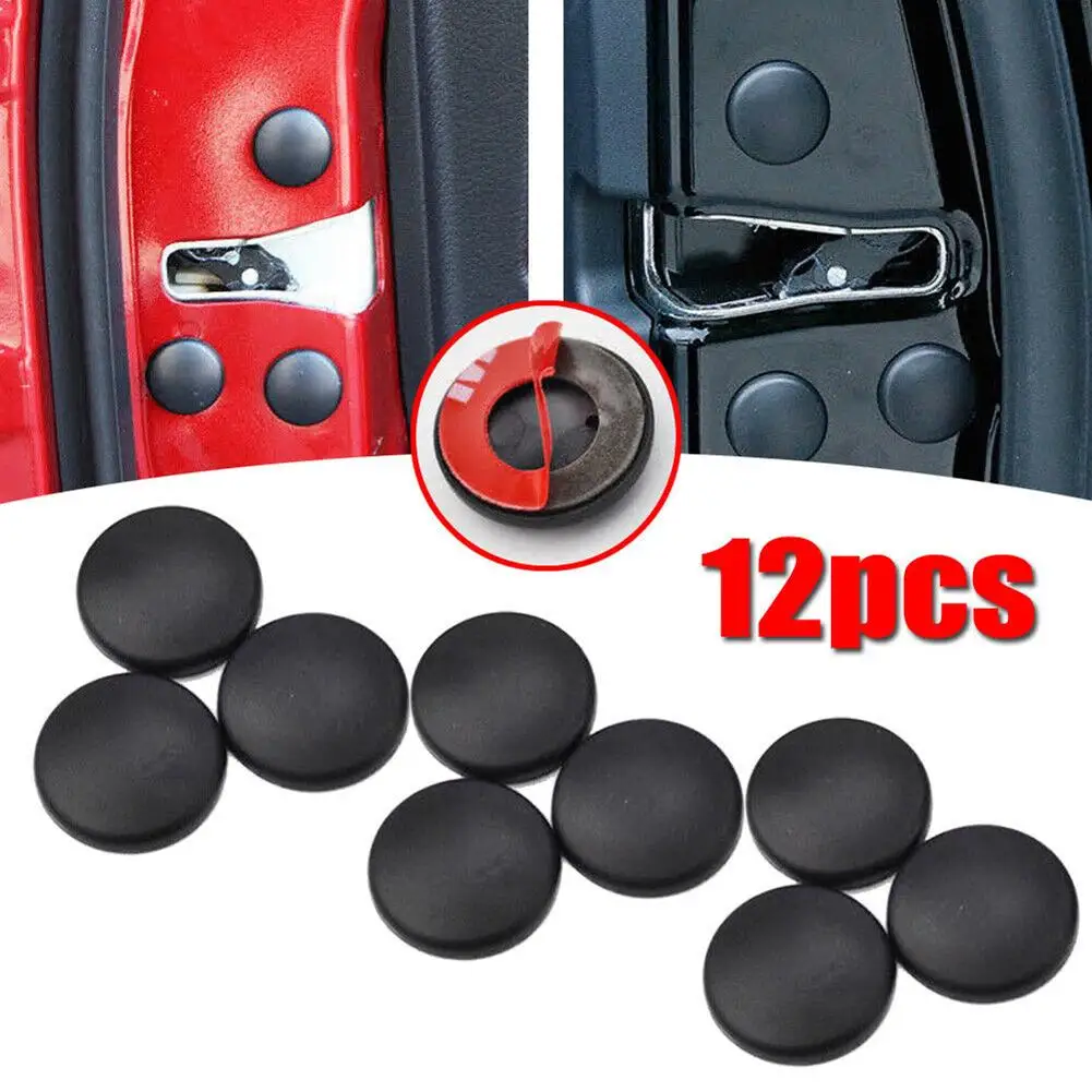 Cubierta protectora de tornillo para cerradura de puerta Interior de coche, accesorios de embellecedor, escudo antioxidante, piezas modificadas, 12 piezas/24 piezas, envío directo