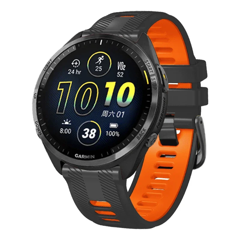 Silicone Strap Quickfit Sport Watchband Wrist Bracelet Accessory for Garmin Forerunner