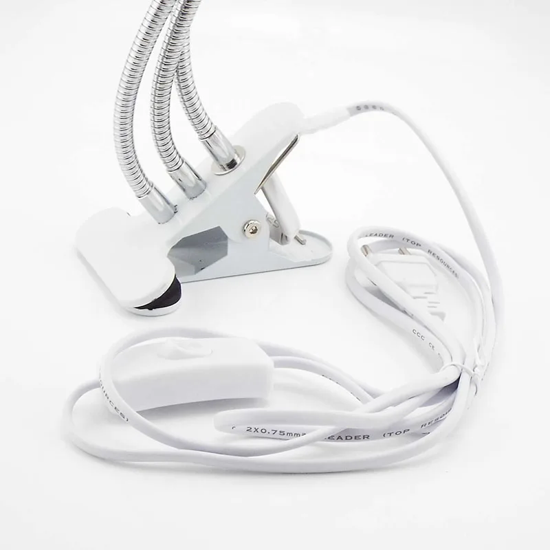 Description Picture 3 of item360 Degrees Flexible Desk Lamp Holder 3 Heads E27 Plug Base Light Socket With On Off  Single Switch Cable For LED Grow Lights