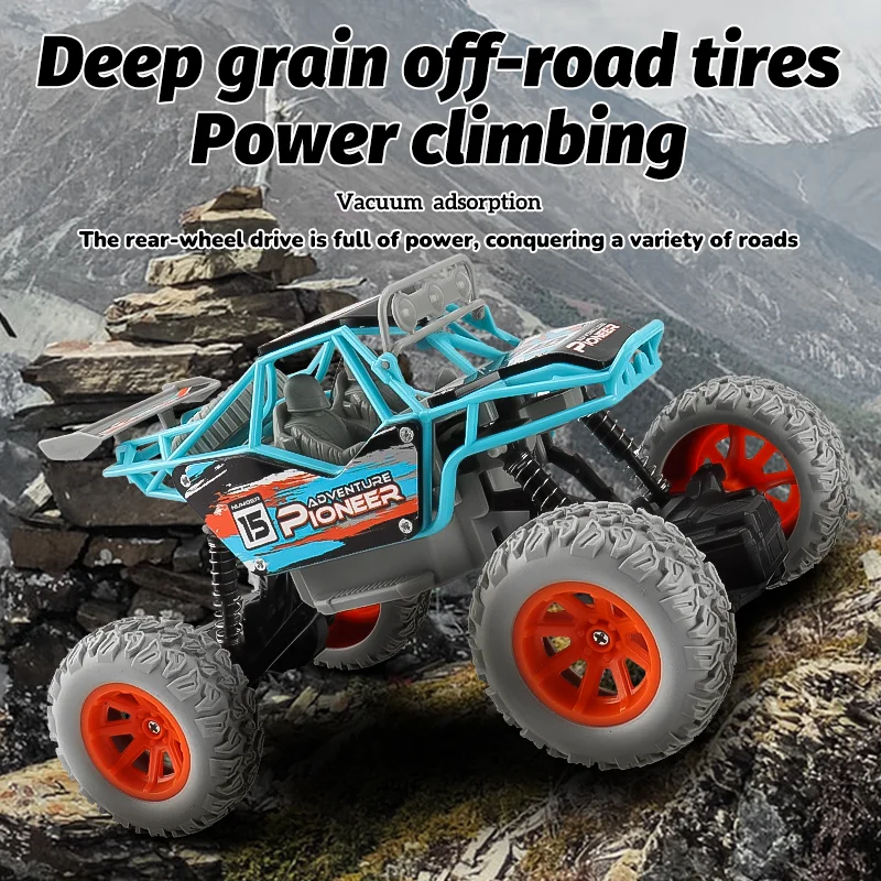 

1:20 4-Channel Remote Control Climbing Off-Road Vehicle Anti-fall Camouflage Graffiti Remote Control High-speed Car Toy Car