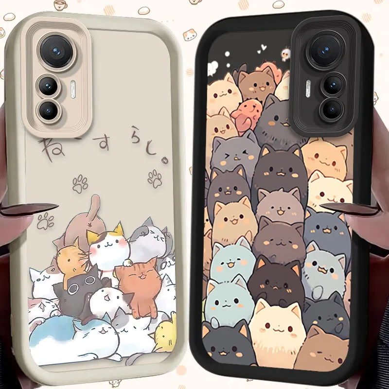 Graffiti Little Cat Phone Case Cover