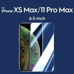 Premium 2-Pack Tempered Glass Screen Protectors - 9H HD Front Film for With Tool (For XSMax 11ProMax)