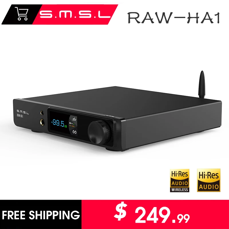 SMSL RAW-HA1 高 DAC アンプデジタルパワーアンプチップサポート MQA