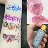 Multifunctional Eye Glitter Nail Hair Body Face Gel Art Flash Sequins Festival Stage Glitter Liquid Eyeshadow Makeup Decoration 5