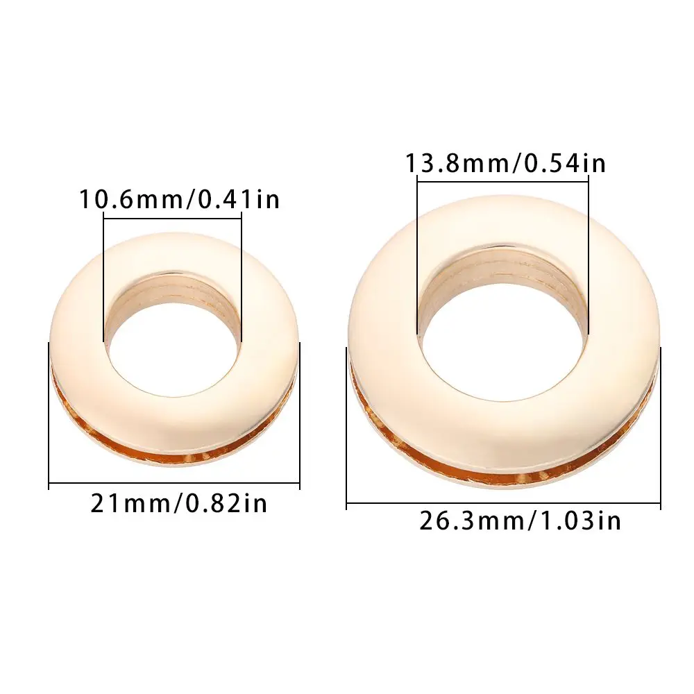 1Pcs High Quality Alloy Hole Metal Eyelets With Screws For Leather Crafts DIY Bag Clothes Belt Ornament Accessories