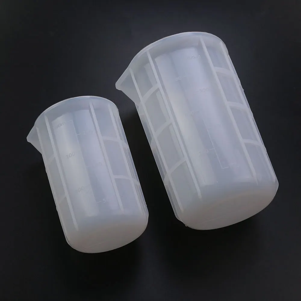 Silicone Measuring Cup 100ML/300ML/750ML With Scale Food-Grade Cake Make Separating Cups DIY Candle Epoxy Resin Mixed Tools