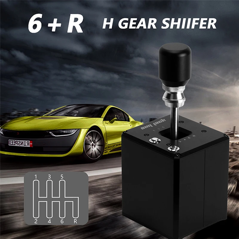 PC USB H Gear Shifter For Logitech G27 G29 G25 G920 For Thrustmaster T300RS/GT For ETS2 Sim Gear Shift PC Racing Game