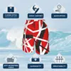 Van Halen Board Shorts EVH 5150 STRIPES Pattern Beach Shorts Males Printing Plus Size Swim Trunks Gift Idea 6
