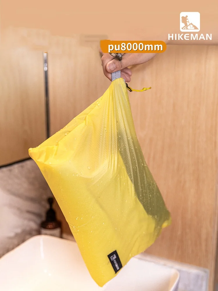 Outdoor Portable Lightweight Waterproof Storage Bag Camping Sundries Storage Bag 20D Silicone Coated Fabric 3