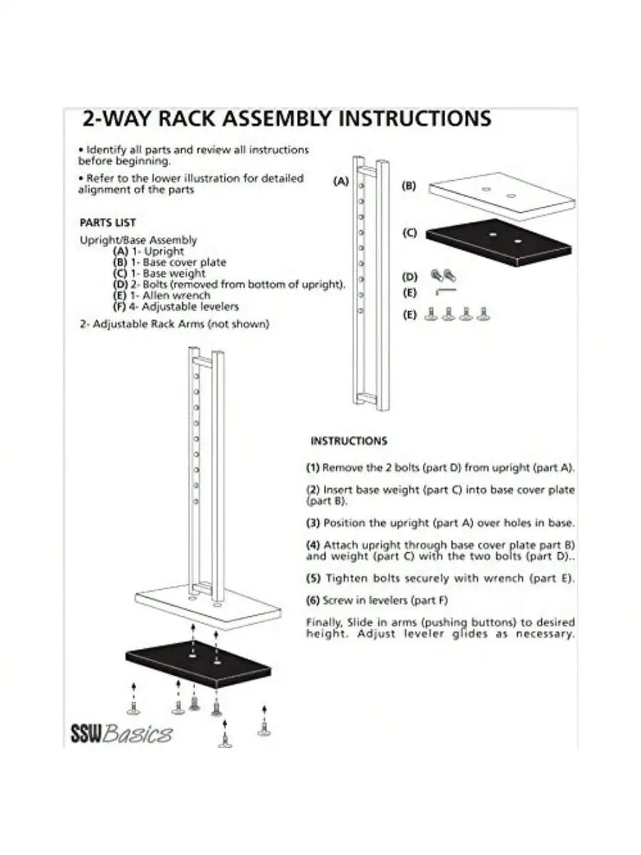 SSWBasics Chrome 2-Way Clothing Display Rack - Sleek Retail Clothing Rack with Slant Arms for Garment Display 48"-72"H 3 4