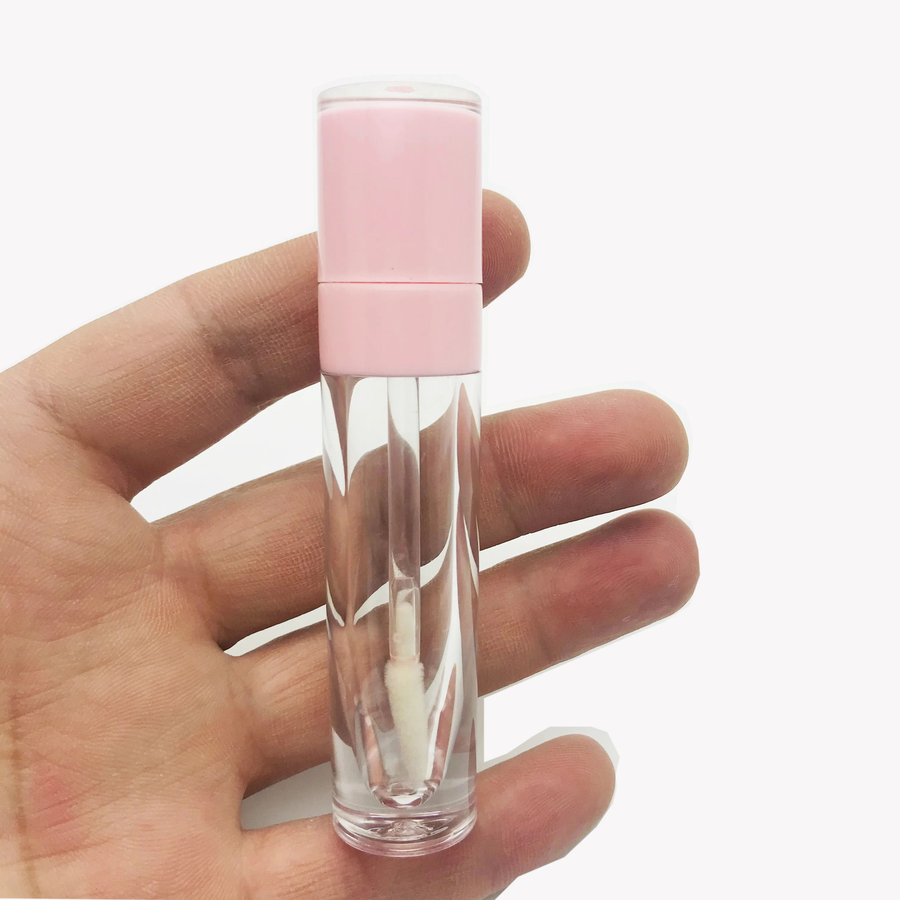 5ml Empty Lip Gloss Tube, DIY Plastic Elegant Liquid Lipstick Containers, 8ml Round Lipgloss Lip Balm Bottle