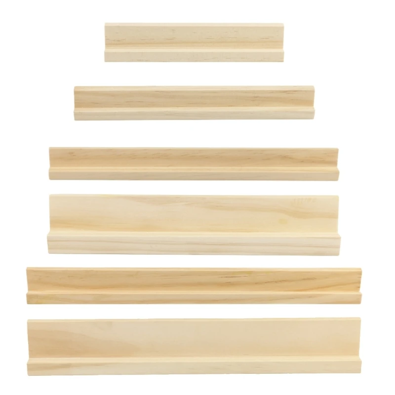 

2 Pcs Wooden Dominoes Trays Racks Dominoes Trays for Kid Adult Mahjong Player