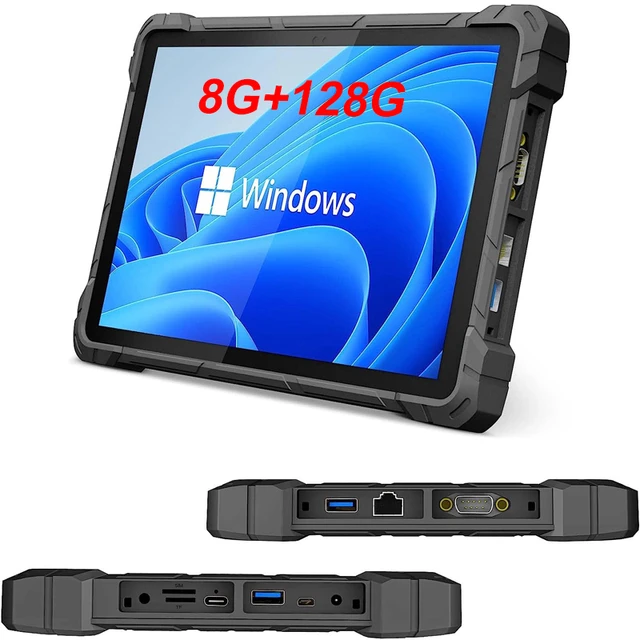 WIFI 4G LTE Cellular Windows 10 Rugged Tablet PC Waterproof Industrial  Unlocked