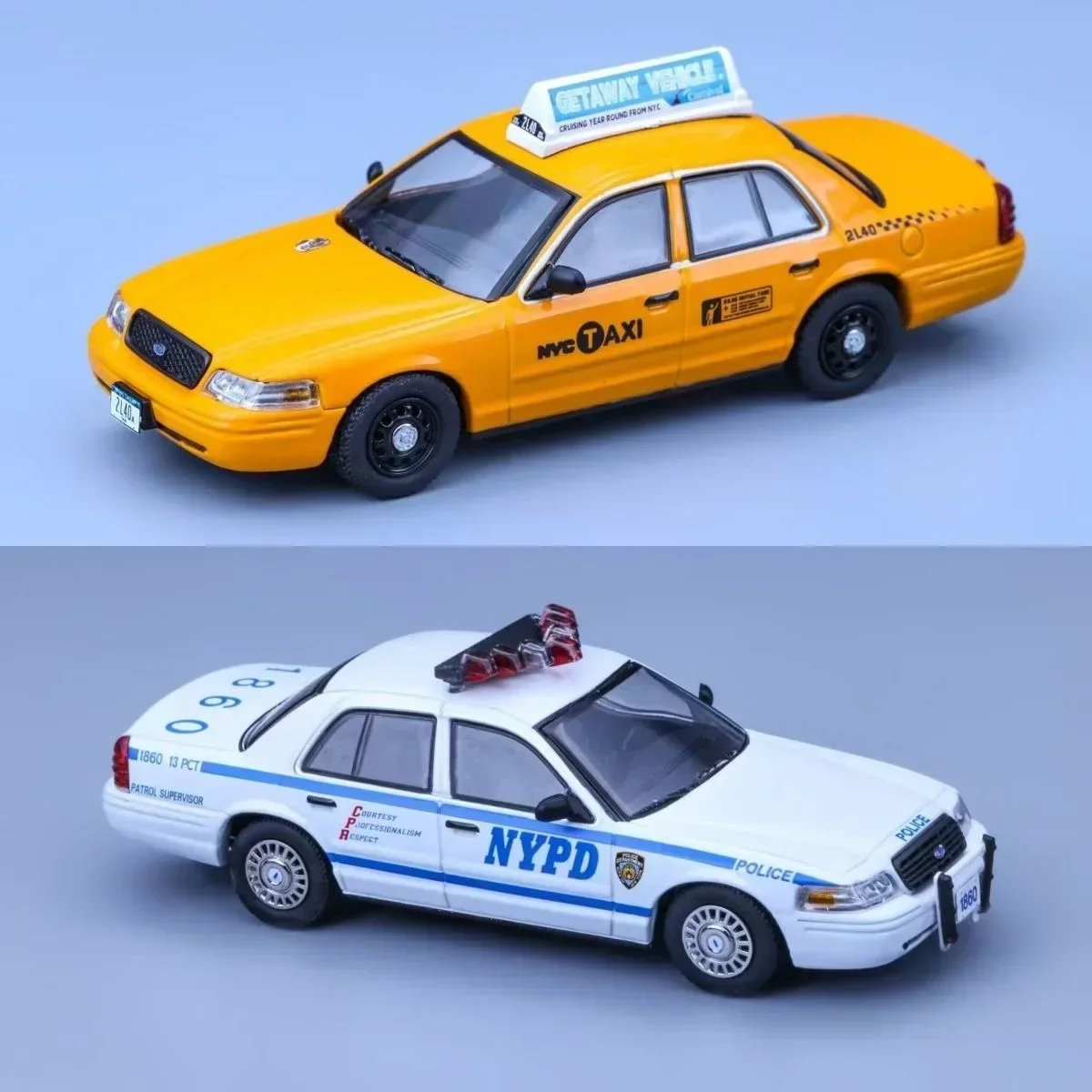 FORD CROWN VICTORIA - NYPD - Supervisor - Police - Rollin Cars 1:64 EUR 49,50 - FR