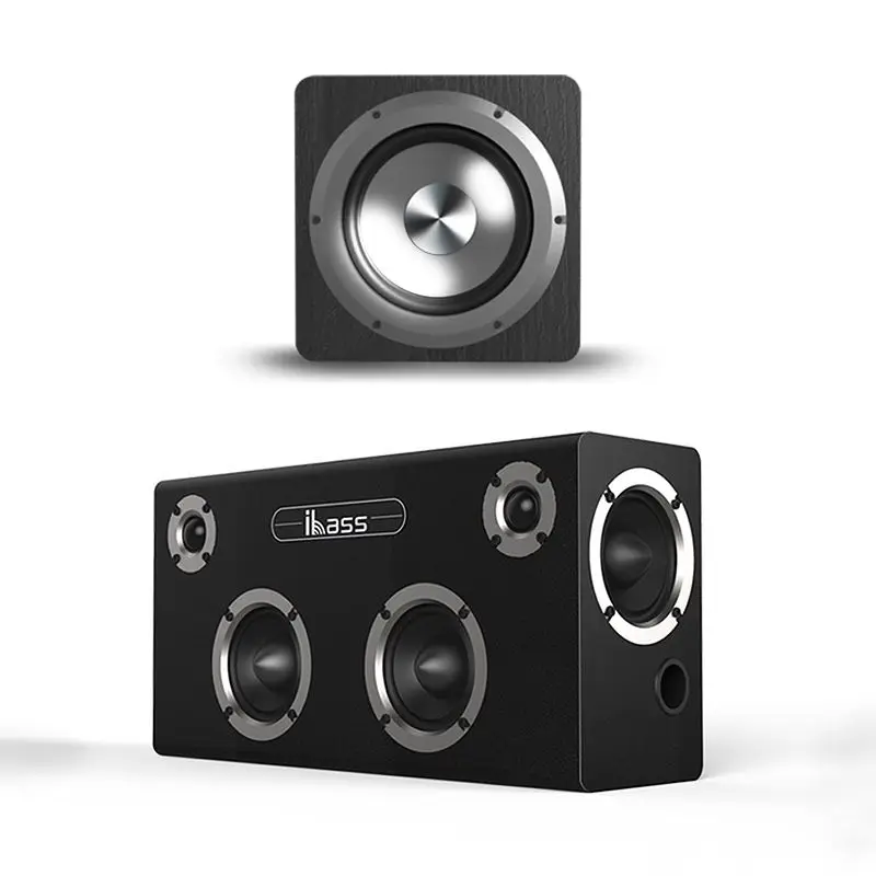 

Ibass 90W high-Power Subwoofer Wired Bluetooth Speaker Hifi Home Theater Stereo TV Computer Soundbar Music Center Car Boombox