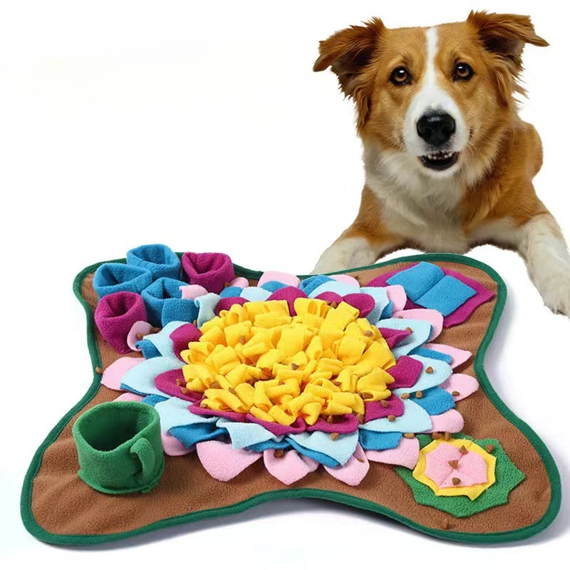 1pc Dog Snuffle Mat Toy, Pet Activity Mat, Dog Play Mat, Dog Food