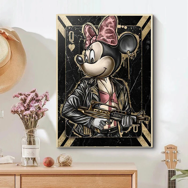 Buy wholesale Pop Art Mickey Mouse Funny Canvas Picture Wall Art