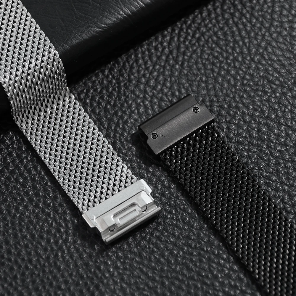 Premium QuickFit Milanese Loop Strap - Stainless Steel Magnetic Band, 22/26mm