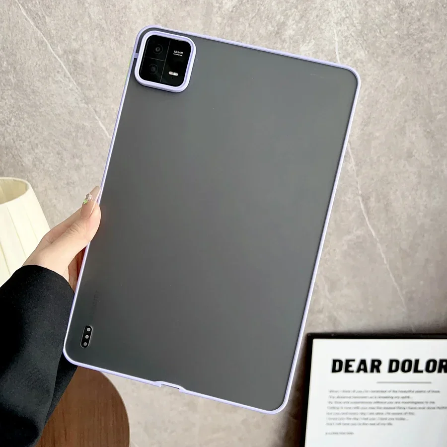 Matte Shockproof Silicone Tablet Case with Hard Back Cover