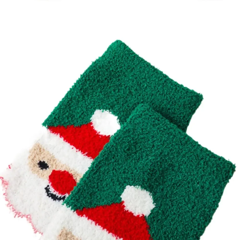 Thick Warm Elk Toddler Home Sleep Socks Floor Socks Baby Stockings Long Tube Socks Christmas Socks Baby Hosiery