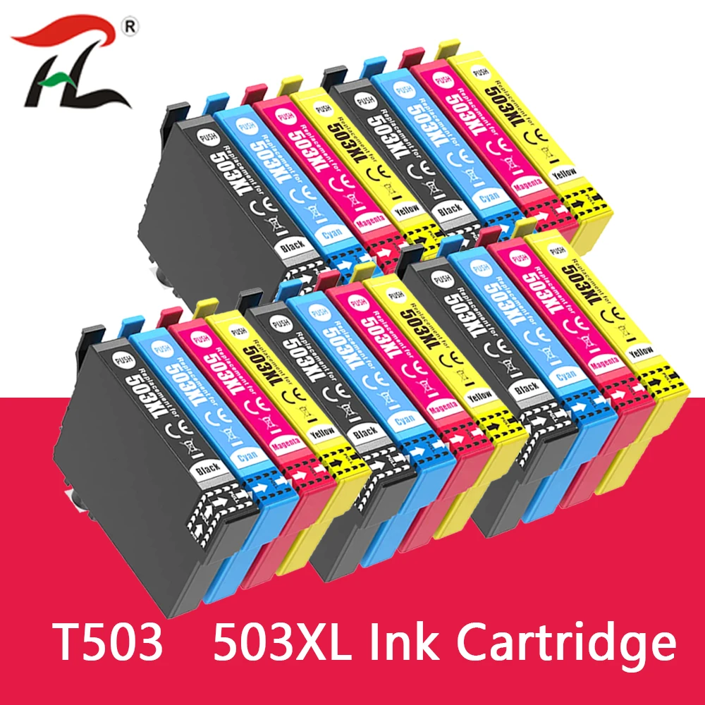 

503XL 503 XL T503 T503XL Premium Color Compatible Inkjet Ink Cartridge for Epson XP-5200/XP-5205,WF-2960DWF/WF-2965DWF