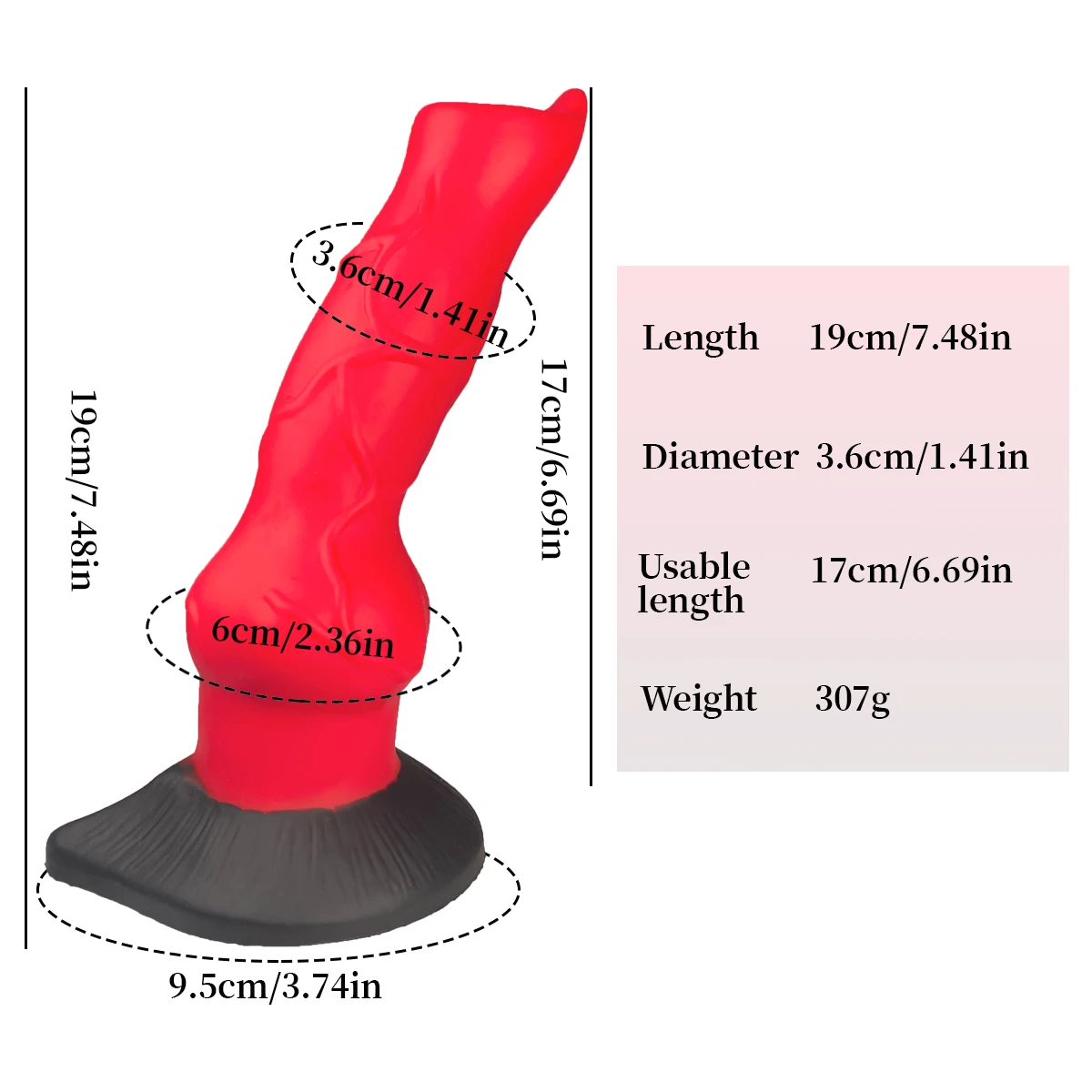 2 Size Luminous Dog Knot Dildos Animal Peni Fake Dick Faloimetor For Women Anal Dildo Big Butt Plug Anal Toy For Men Masturbator