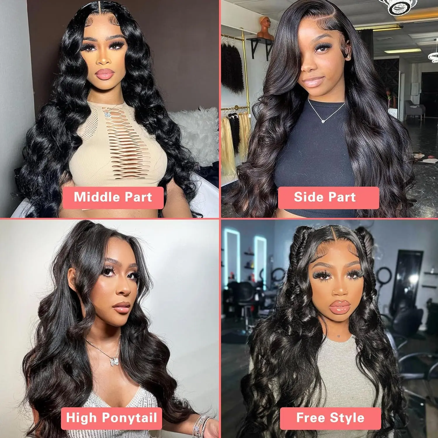 30 32 34 Inch Lace Front Wig 13x4 13X6 HD Lace Frontal Wig Body Wave 4x4 Closure Wig 360 Human Hair Lace Frontal Wig