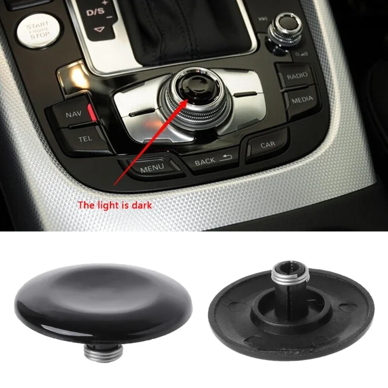 

MMI Knob Joystick Button Navigation Cap Cover Center Button Repair Kit for Audi A4L A5 Q5 A6L Q7 A8