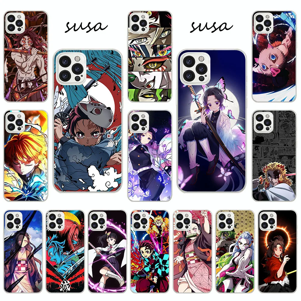 Custodia Morbida Per Tecno Camon Pop 4 5 17 17P 18 18I 18T 18P 19 Pova 2 3 4 Life Pro Lk-18 Demon Slayer