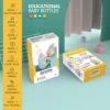 Baby Toys educational Newborn Light Music Electric Comfort Bottle Rattle Chinese English Early Education Mobile toddler toys 3