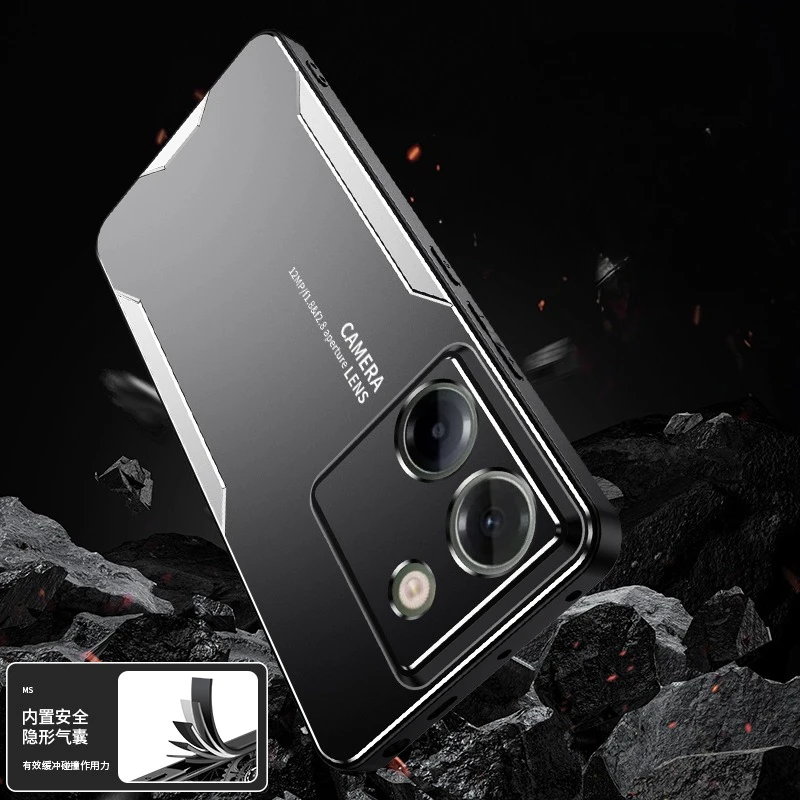 Luxury Aluminum Alloy Metal Shockproof Bumper Camera Protection Phone Case Cover