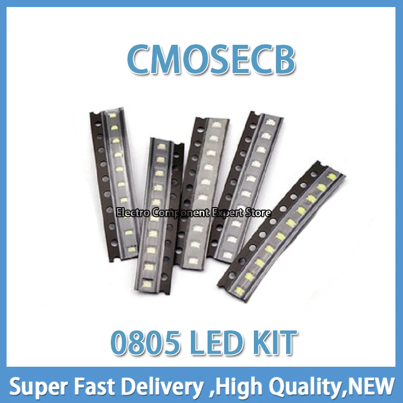 Led Kit 5 Colors X20pcs =100pcs Smd 0805 Led Kit Red/green/blue/yellow